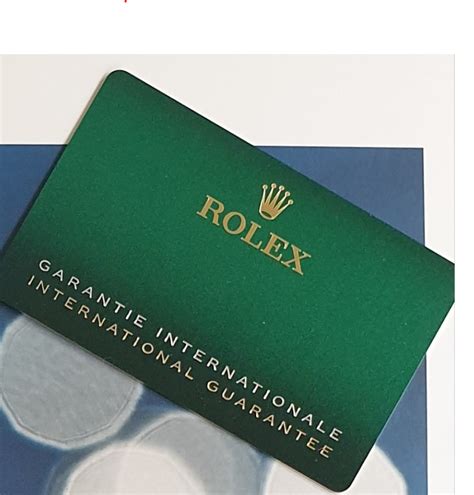 rolex garantiebedingungen|rolex warranty card.